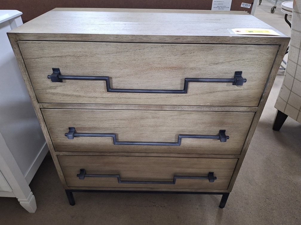 Uttermost 3 Drawer Accent Chest, 30"x14"x33"
