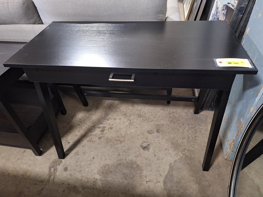 Wood 1 Drawer Desk, 42"x20"x30"