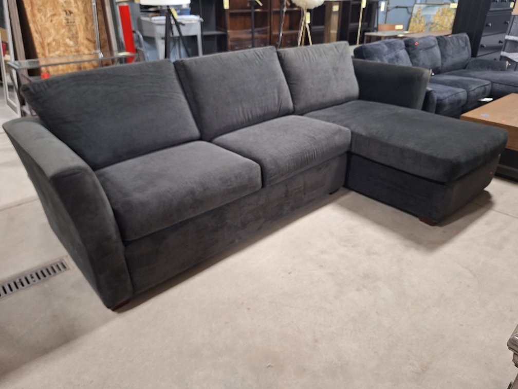 Fabric Sectional, 116"