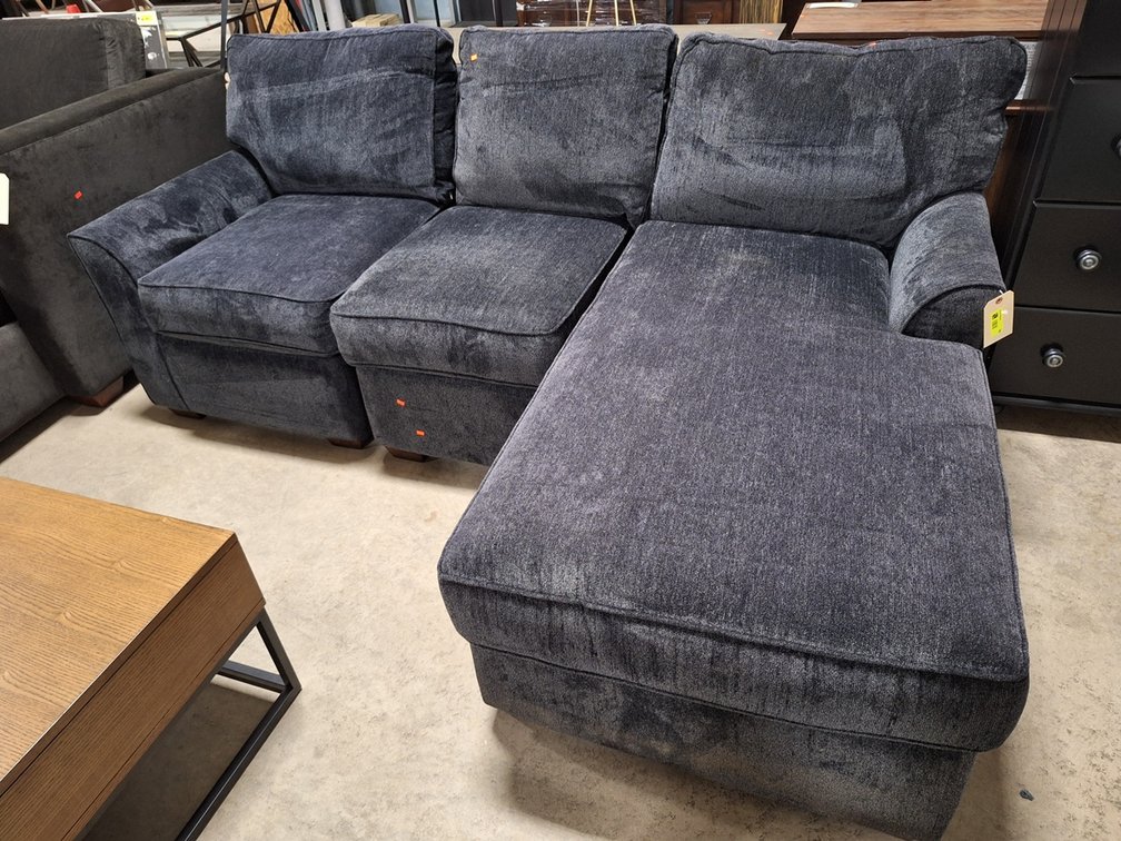 Fabric Sectional, 85"