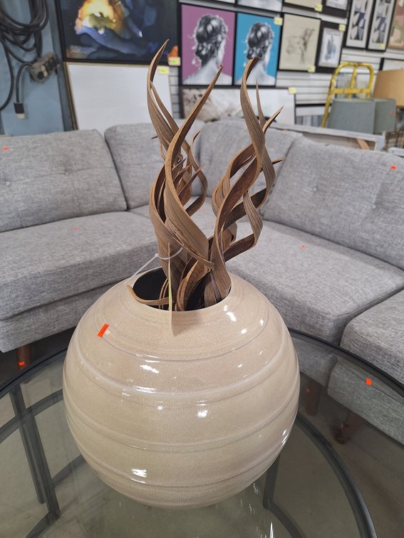 Decorative Ceramic Vase, 16"