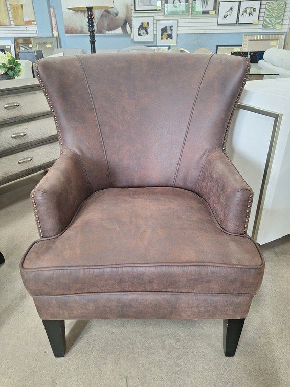 Coaster Leather Like Accent Chair
