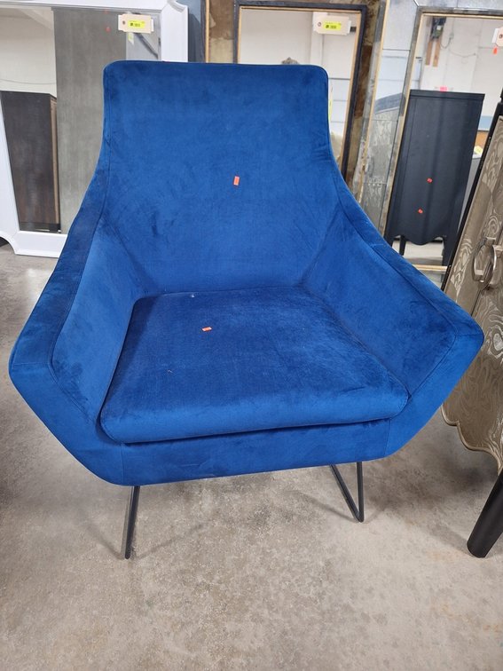 Velvet Like Accent Chair