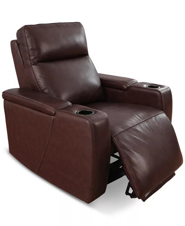 Macys Greymel Leather Power Recliner Online Retail: $1429
