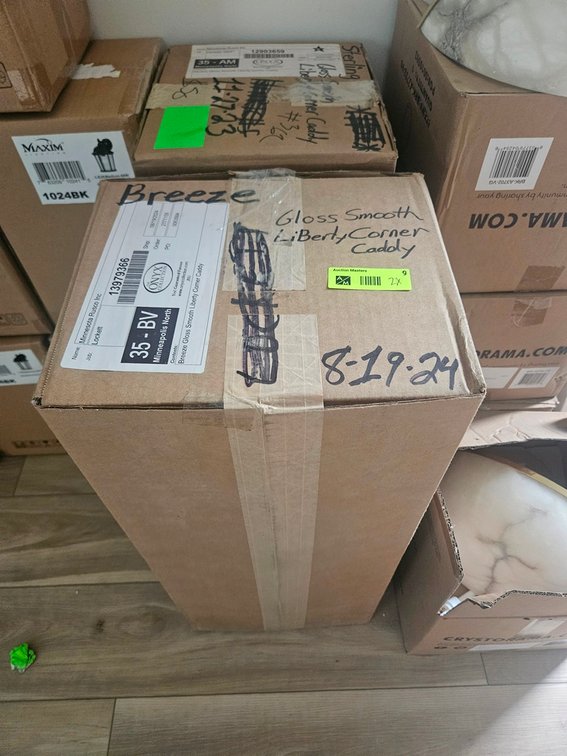 2 Onyx Liberty Corner Cabinets