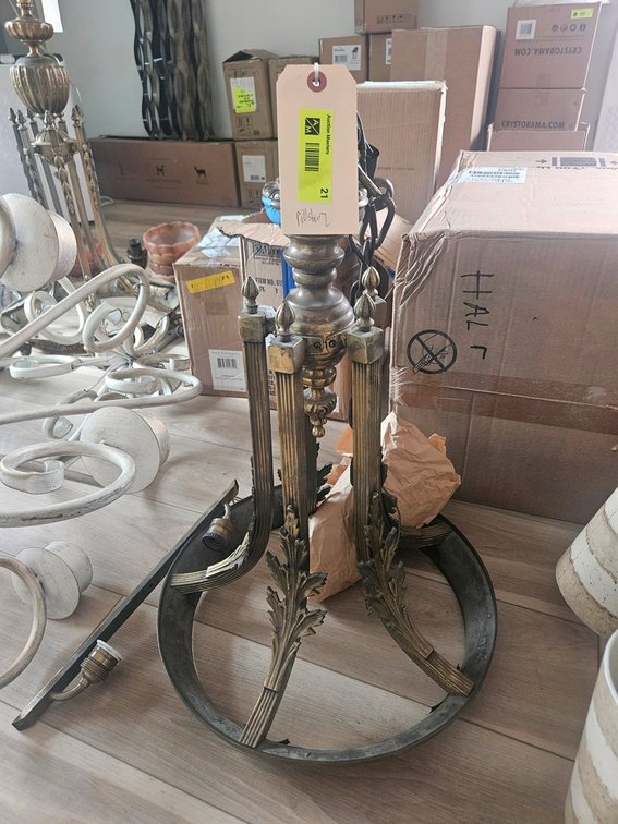 Chandelier, 24" Tall (seller states this is out of the Pillsbury Castle)