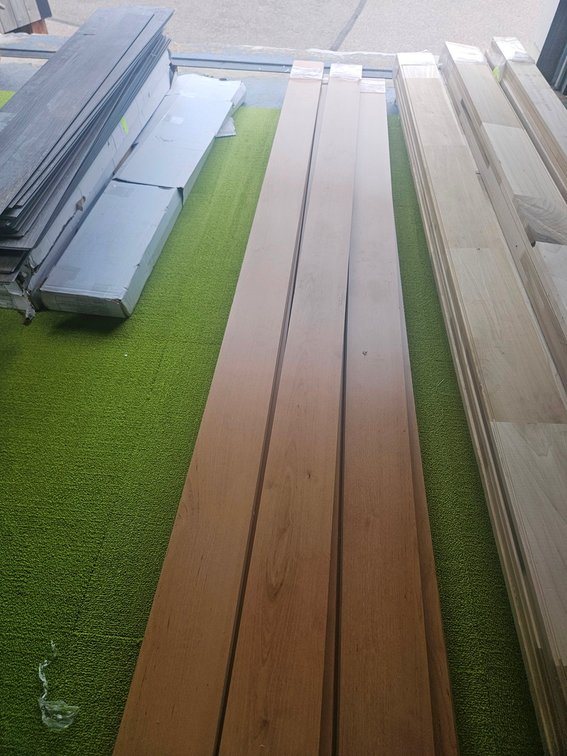Finished Wood Flooring, 8'x4.5"