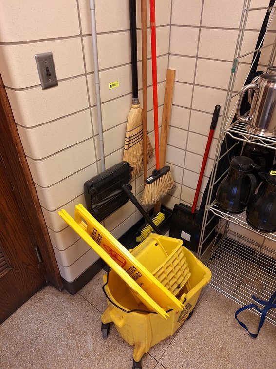 Rubbermaid Mop Bucket, Brooms and More