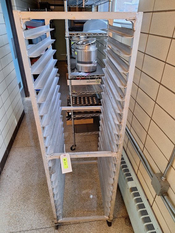 Aluminum Speed Rack on Wheels, 69"H