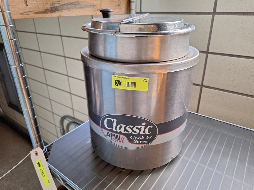 APW Wyott Classic Cook & Serve with Insert and Lid, Model: RCW-7