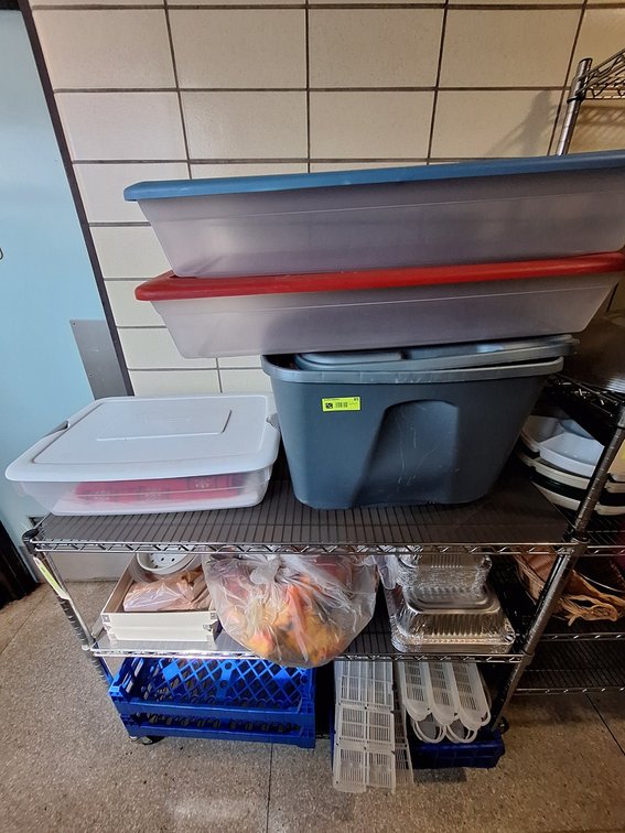 Contents- Poly Totes Aluminum Disposable Pans and More