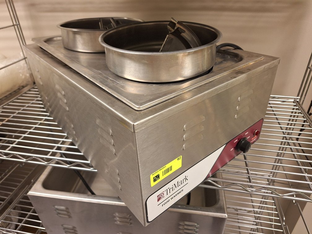 TriMark Food Warmer with 2 Inserts