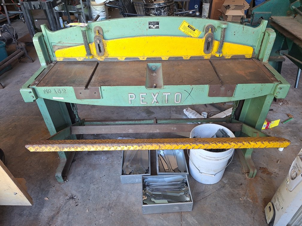 Pexto #152-K Foot Shear, SN: 2/68, 16 Gauge Soft Steel