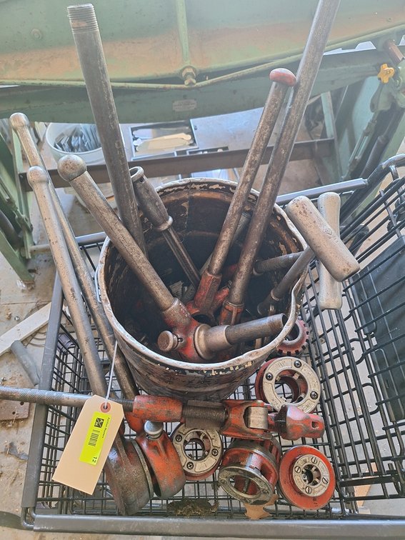 Assorted Ridgid Pipe Threading Tools