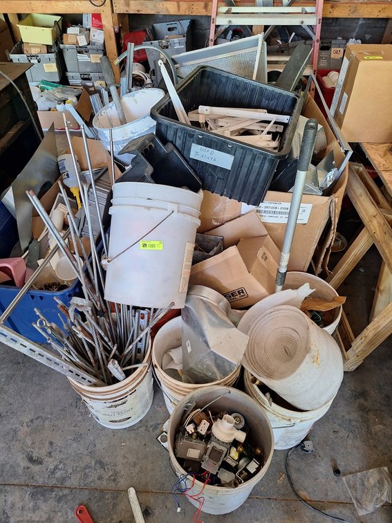 Assorted Material in Pile