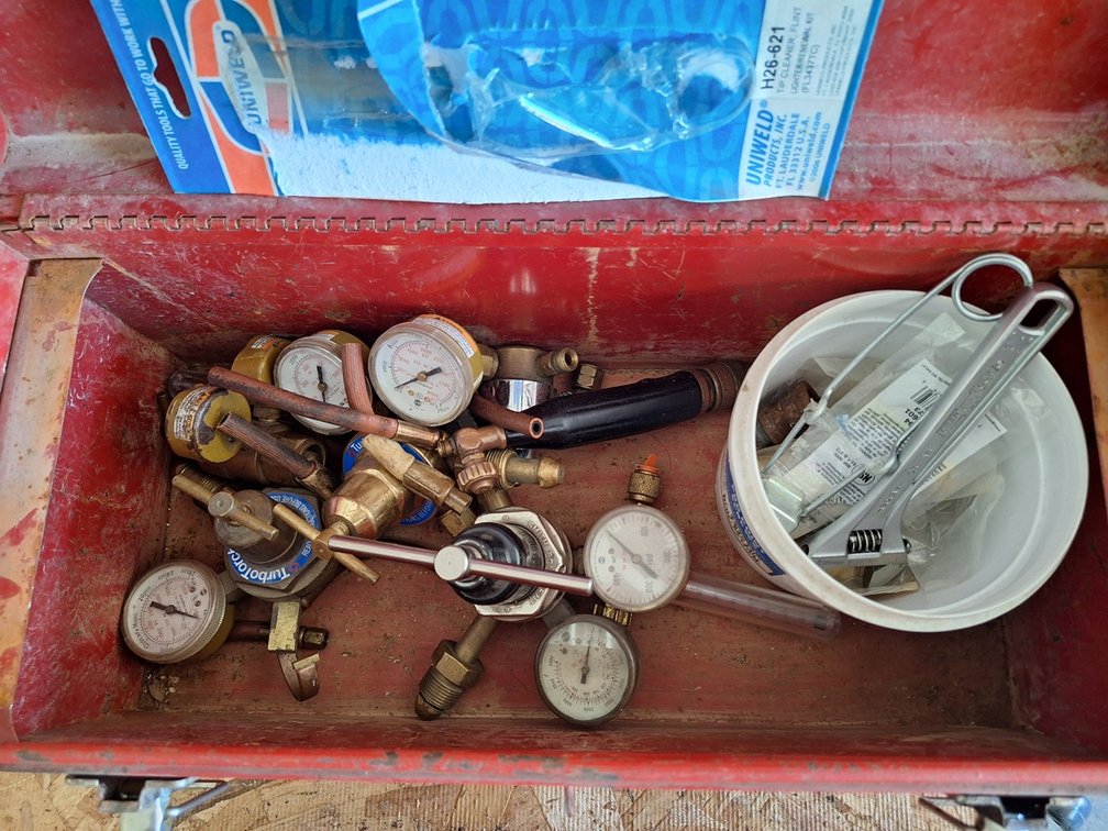 Box of Torch Parts