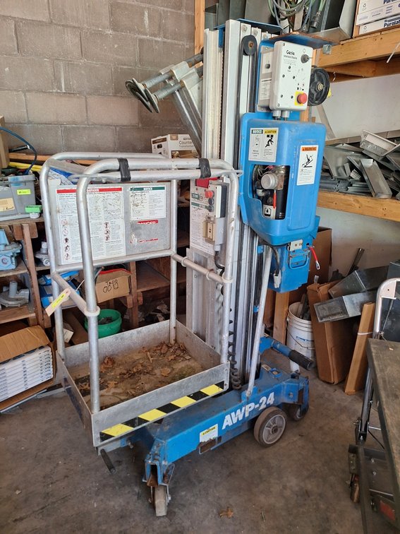 Genie AWP-24 Manlift, 360lb Capacity, SN: 3894-7633, 24' Max Height