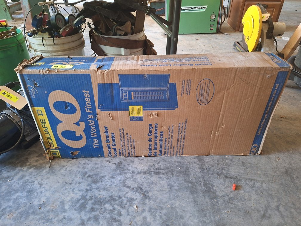 Square D Circuit Breaker Load Center in Box