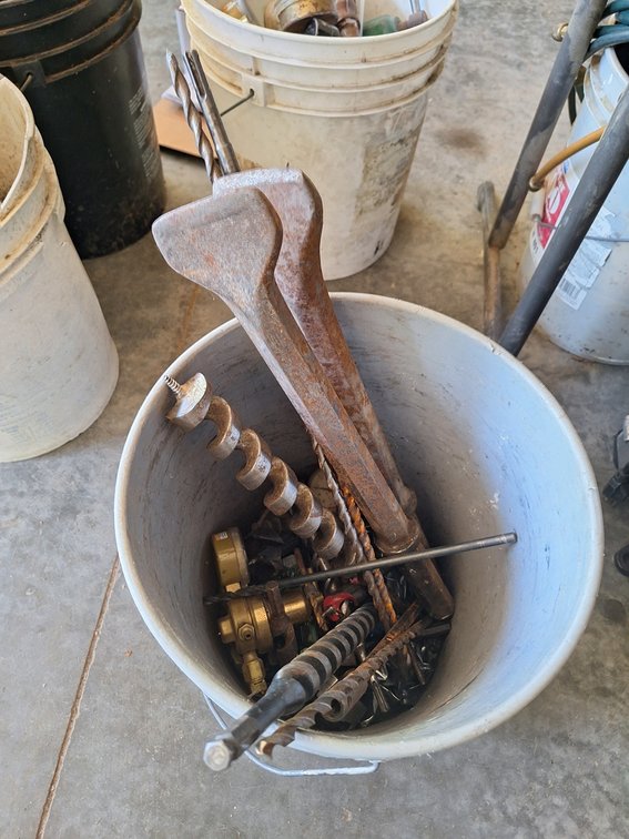 Assorted Drill Bits and Chisels