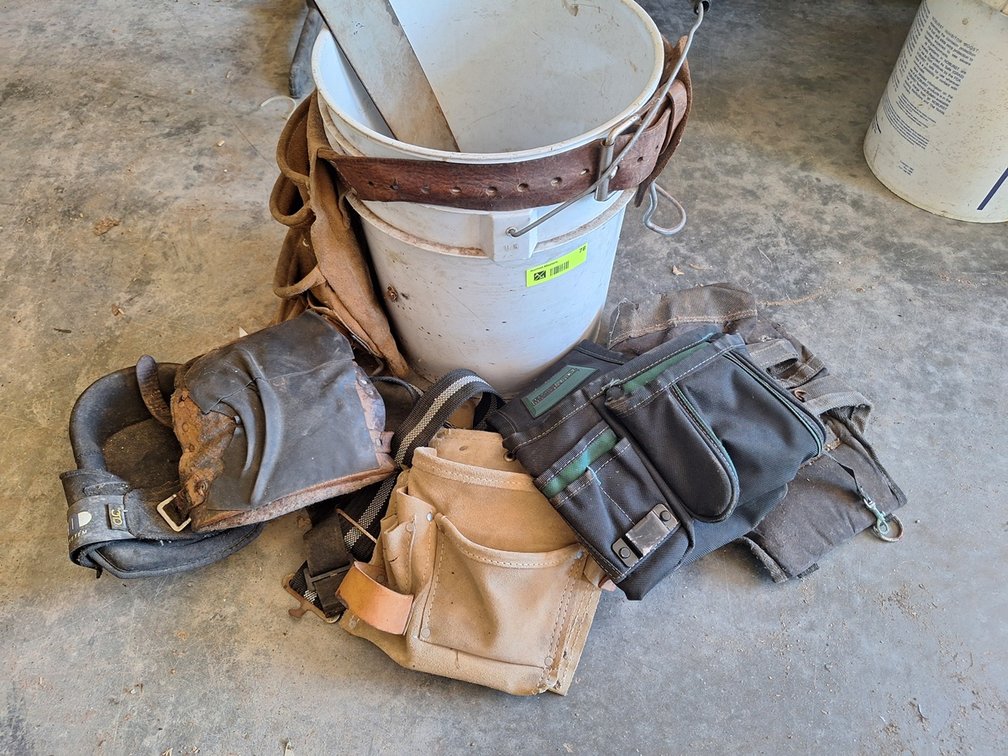 Assorted Tools Belts and Pouches