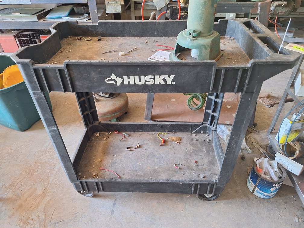 Husky Poly Shop Cart, 34"x17"x32"