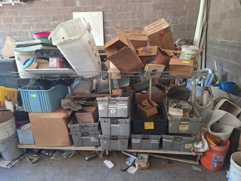 Assorted Material On and Around Shelf