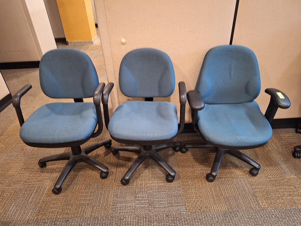 3 Rolling Office Chairs