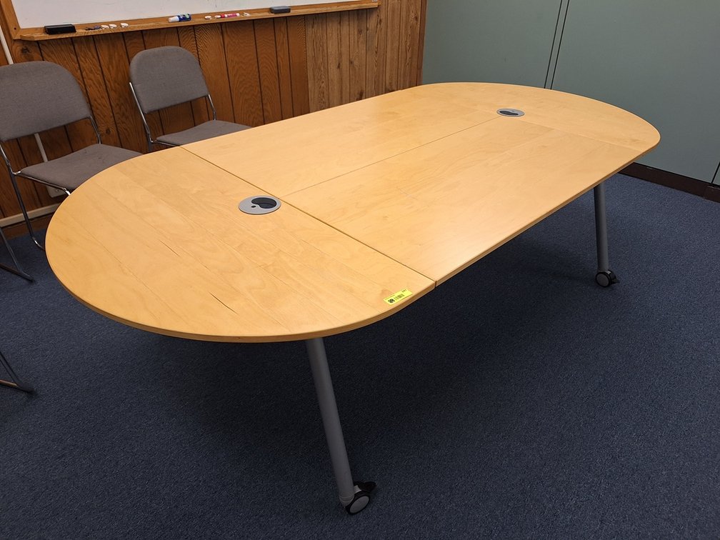 Conference Table on Wheels, 95"x47"x29"
