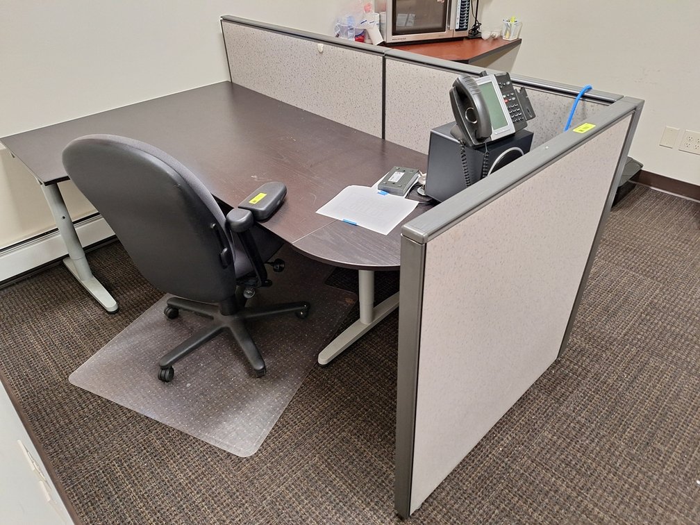 Desk/Wall and Chair