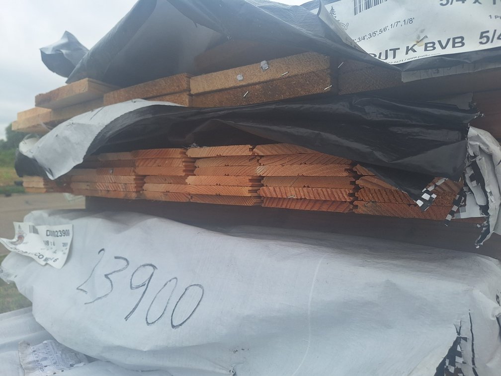 Douglas Fir 1"x6" C/Btr MG Combo Ceiling KD, 6' Lengths, 288 Linear Feet, 120 Sq. Ft.