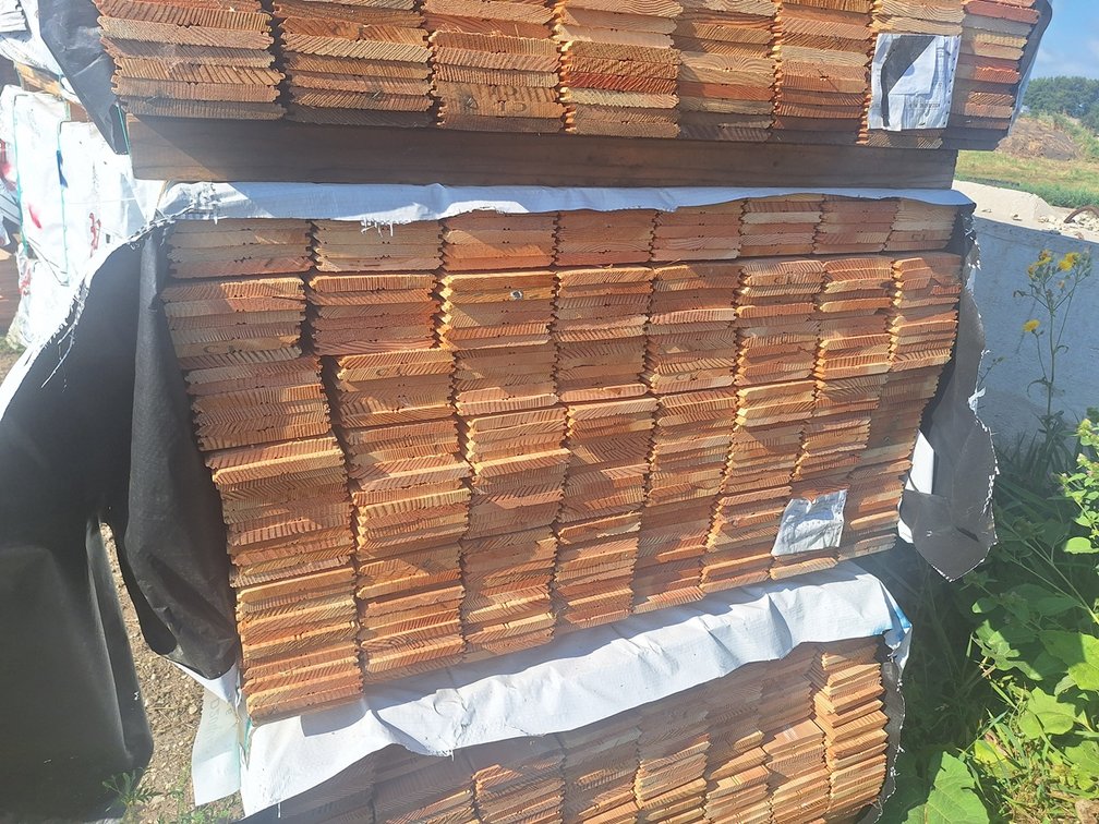 Douglas Fir 1"x6" C/Btr MG Combo Ceiling KD, 3' to 5' Lengths, 1314 Linear Feet, 547 Sq. Ft.