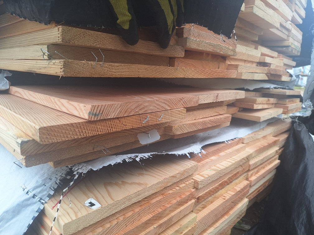 Douglas Fir 1"x10" Planner Down Fall S4S KD, 5' to 10' Lengths, 174 Linear Feet