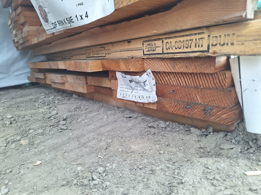 Douglas Fir 1.25"x6" S4S KD, 3' to 5' Lengths, 92 Linear Feet