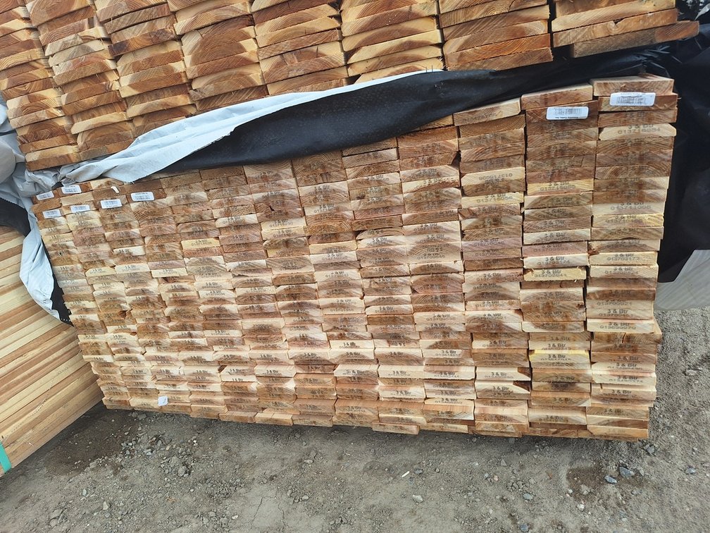 Cedar 1"x4" Fence Boards #4 S1S2E, 398 - 6' Pieces