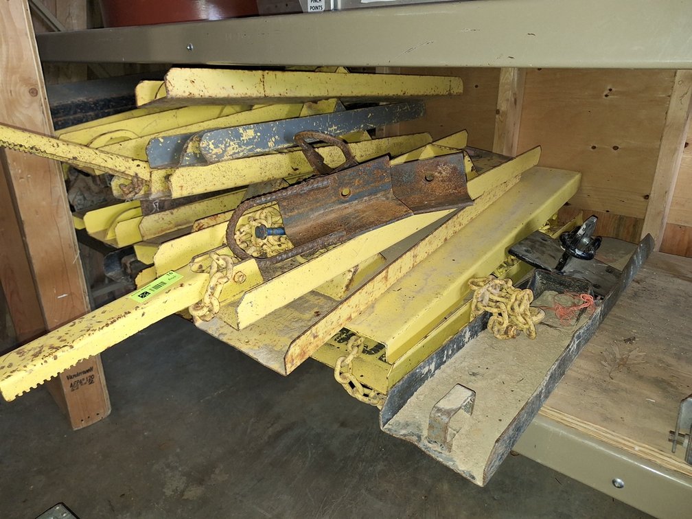 Assorted Heavy Duty Metal Braces for Construction Work