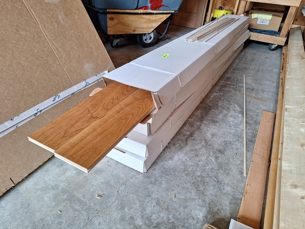 5 Boxes Hardwood Flooring