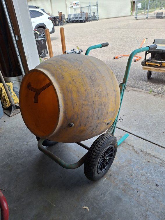Imer Electric Concrete Mixer on Wheels