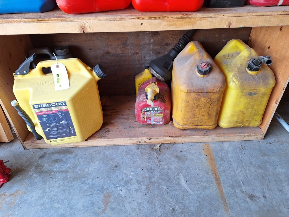 Assorted Fuel Cans