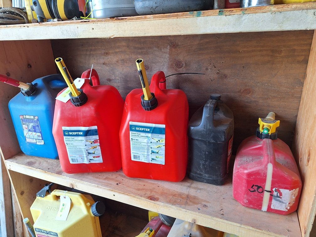 Assorted Fuel Cans