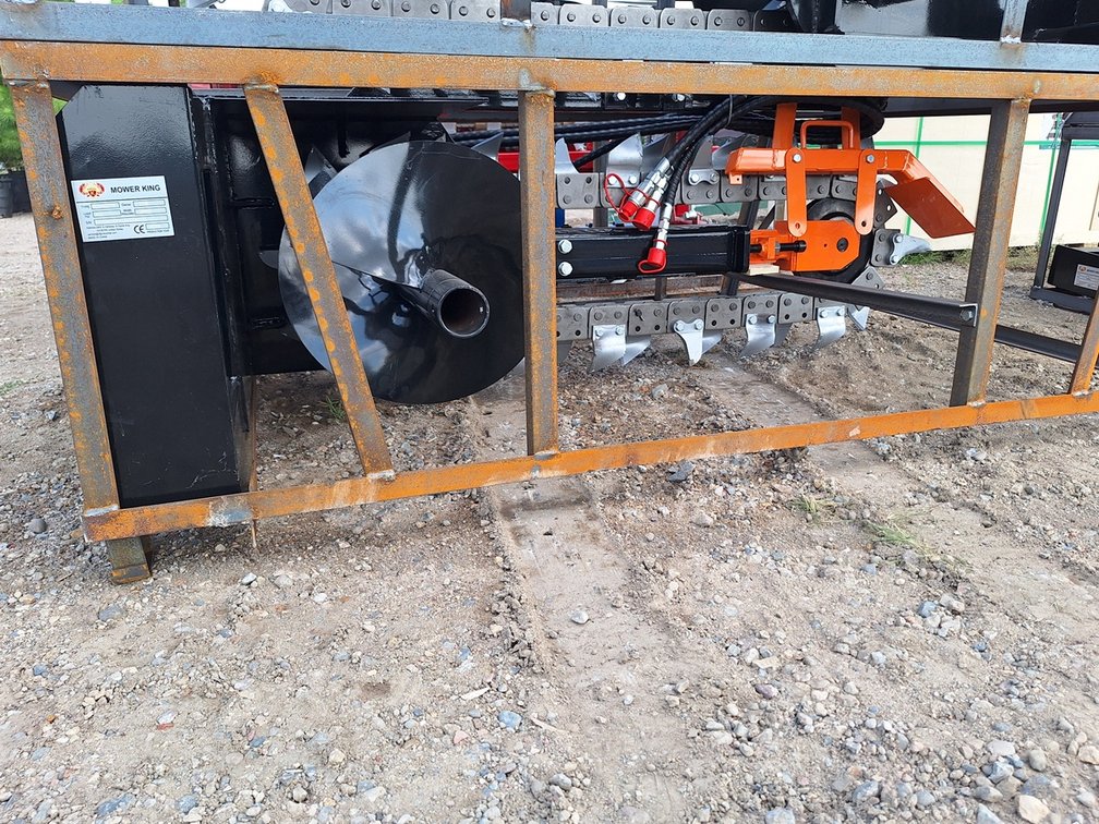 2026 Mower King Skid Steer Trencher, Model ECSSCT72, Unused, Quick Attach, 48" Trenching Depth, 20-40gpm Operating Pressure, 890 lbs., working width 74"
