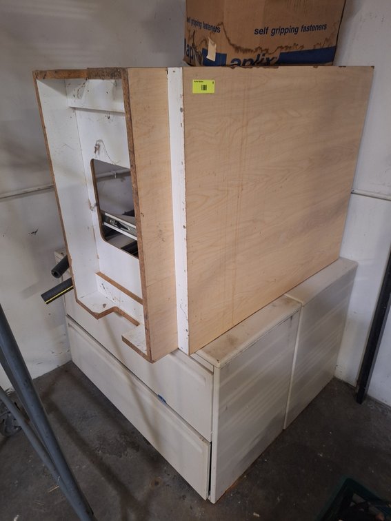 Assorted Cabinets in Corner