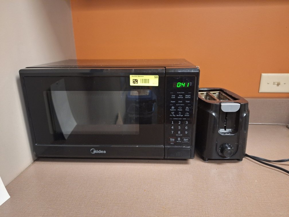 Microwave and Toaster
