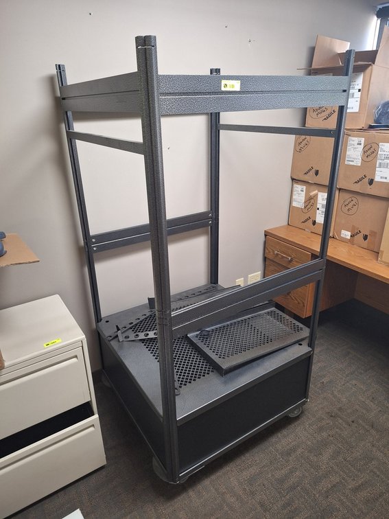 Metal Cart, 33"x33"x69"