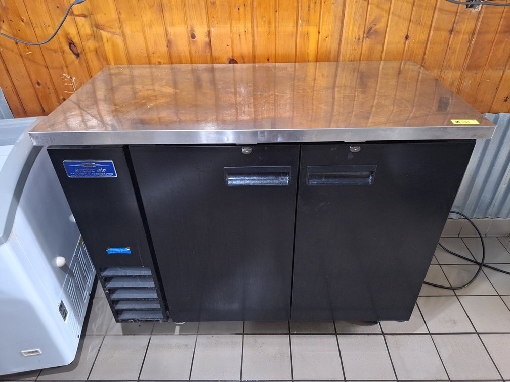 Arctic Air Undercounter Refrigerator on Wheels, Model: ABB48Z, SN: H20026741, 49"x24"x40"