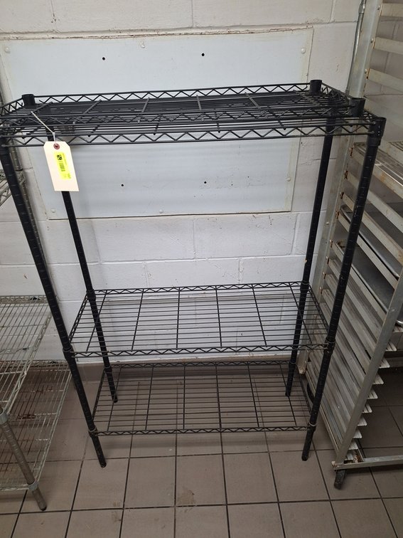 3- 4-Tier Wire Racks, 35"x14"x56"