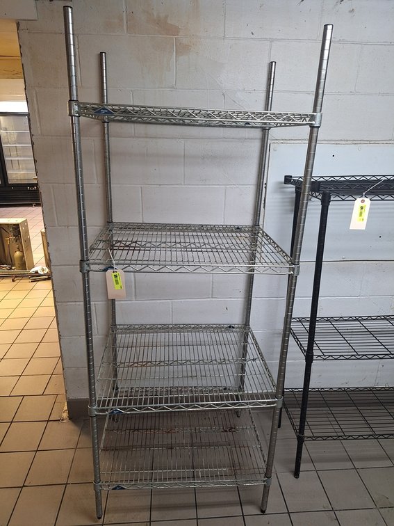 4-Tier Wire Rack, 29"x25"x76"