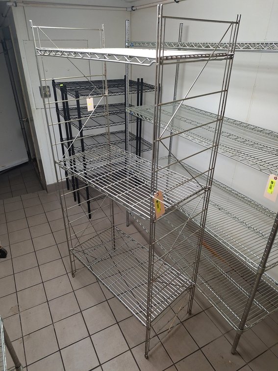 3-Tier Wire Rack, 36"x18"x73"