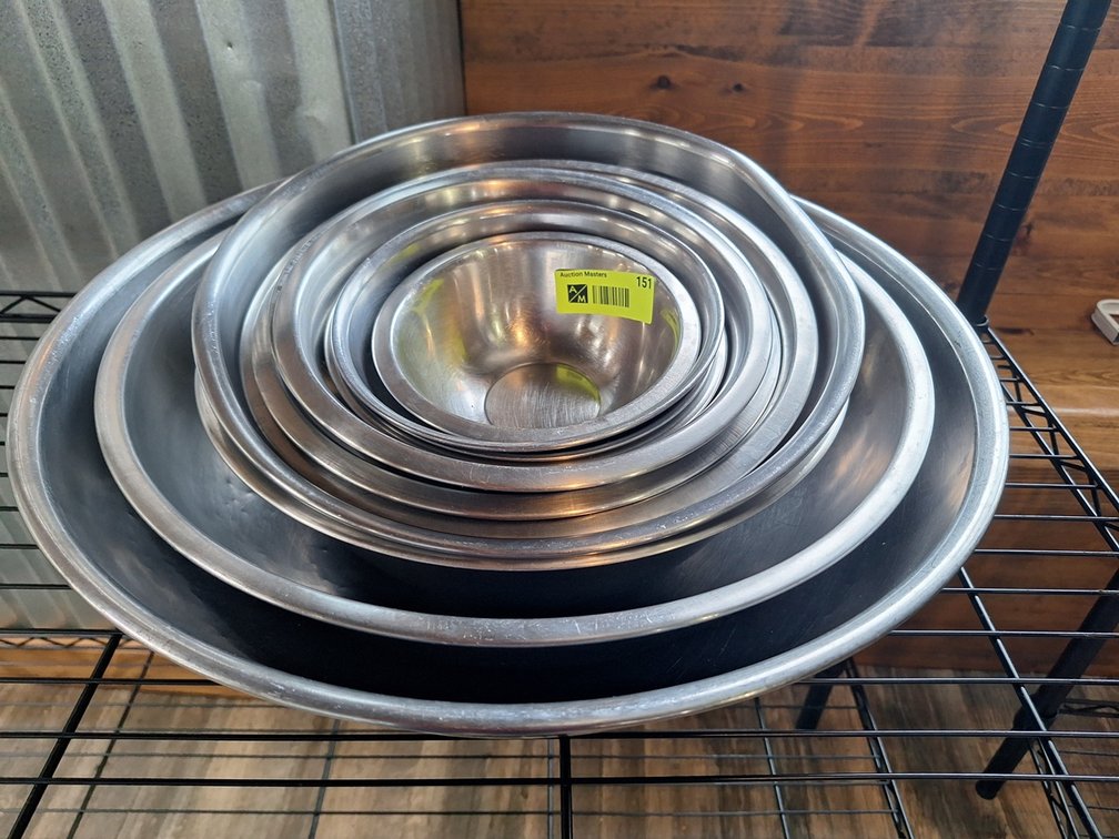 12 SS Mixing Bowls