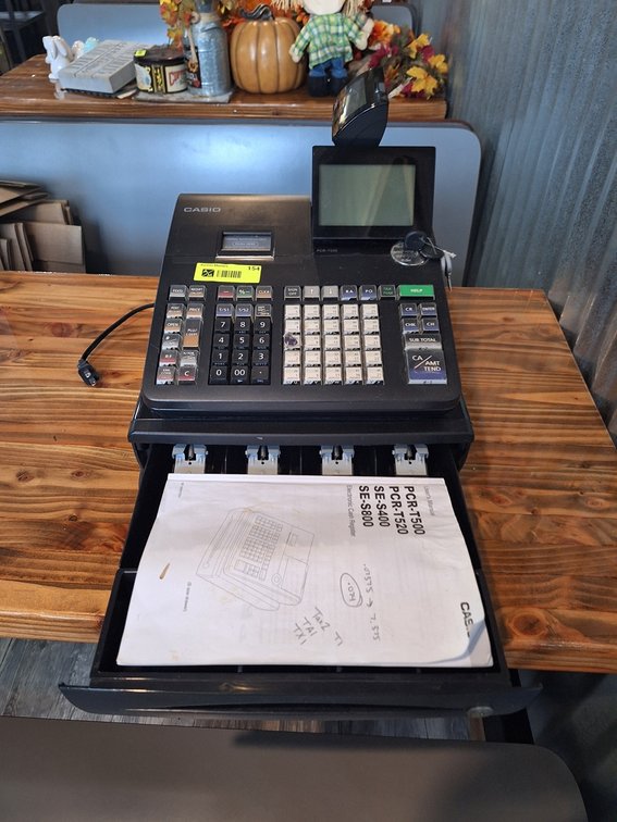 Casio PCR T500 Digital Cash Register
