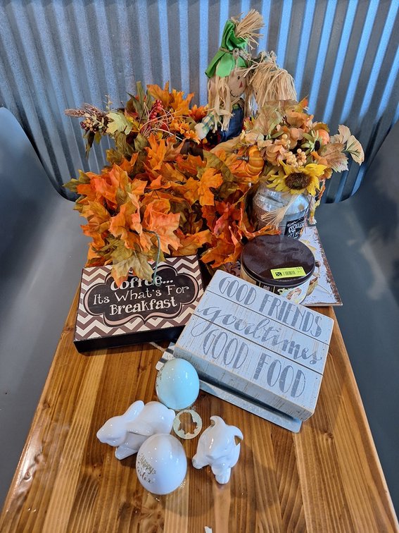 Assorted Decor on Table